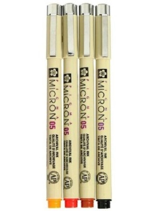 Set 4 linere Pigma Micron van Gogh Museum Sakura POXSDK4