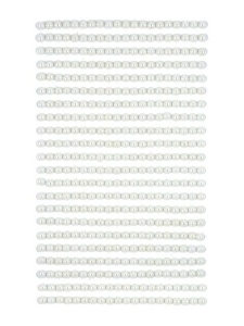 Set 440 perle adezive ivory 4mm Dp Craft grpe-019