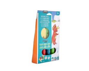 Set 4x20ml Guase+Accesorii Dinozauri Primacolor 636707 Pebeo