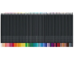 Set 50 creioane colorate Black Edition Faber Castell 116450