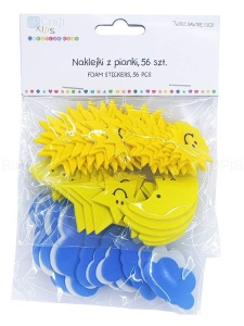 Set 56 autocolante din spuma nori stele soare Dp Craft kspi-305