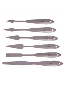 Set 6 cutite pentru pictura Idea Line RGM