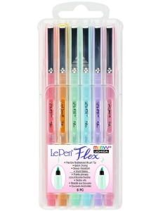 Set 6 linere Marvy Uchida 0.5mm colectia Pastel 4800-6P