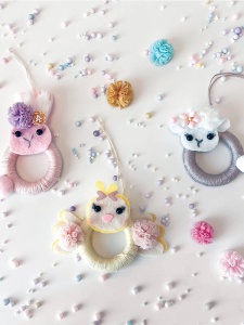 Set 90 pom-pom pastel Frosty Dp Craft CEOZ-167