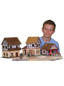 Set constructie din lemn Forja cu grinzi Walachia W38