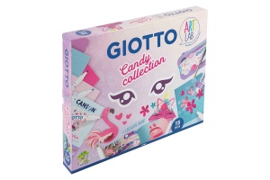 Set creativ Art Lab Candy Giotto 582400 cu acuarele, markere si bloc pastel