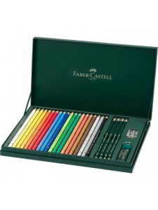 Set creioane colorate Mixed Media Polychromos Faber Castell 210051