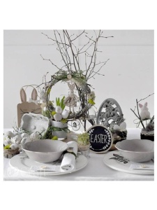 Set ornamente 2 Iepurasi de Paste Dp Craft DPWL-016