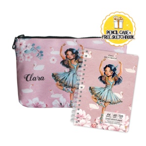 Set Penar cu Fermoar 14x22cm + Sketchbook A6 Clara 900900191SET Drasca