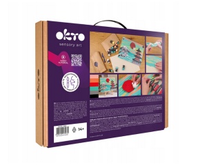 Set Pictura 3D cu Argila Usoara 30x40cm Japan Okto 10042