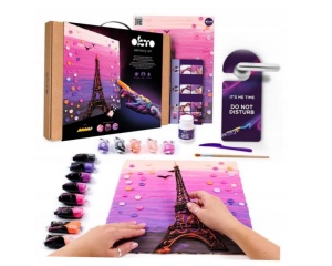 Set Pictura 3D cu Argila Usoara 30x40cm Paris Okto 10043