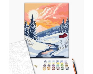 Set Pictura pe Numere Armonie de Iarna BS54524