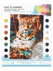 Set pictura pe numere Artiste Resting Leopard Dp Craft doa-550713