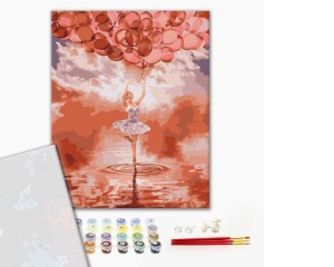 Set pictura pe numere, Ballerina at Sunset, BS52713