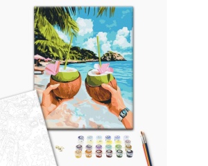 Set pictura pe numere coconut delight BS54318
