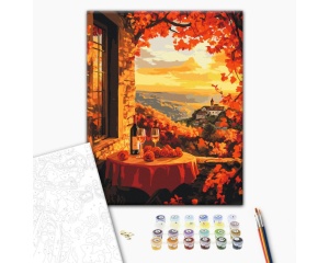 Set Pictura pe Numere Model Magia Toamnei BS54398