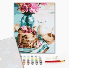 Set pictura pe numere, Pancakes for Breakfast, BS34848