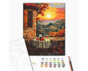 Set pictura pe numere romantic sunset BS54400