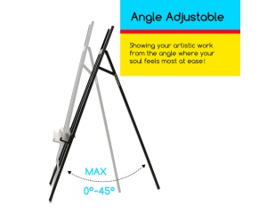 Sevalet studio basic pin, culoare negru, 140 cm Meeden AFE-6016S-HS