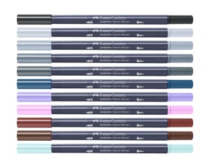 Sketch marker  pe baza de alcool cu 2 capete Goldfaber Faber-Castell