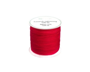Snur rosu pentru bijuterii handmade si proiecte creative 0,8 mm x 100 m DP Craft CEDR-014