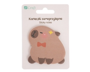 Sticky Notes Capibara cu 30 file 6,2 x 6 cm DP Craft DPCA-019