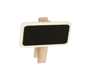 Tablita neagra pentru scris, cu cleste, 4 x 2 cm, 56216, Creativ Company