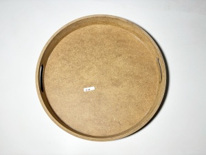 Tava rotunda MDF cu manere Ilyas TP108