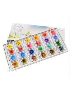 Acuarele extra-fine set 24 x 2.5 ml cutie carton White Nights 1941061/19411586