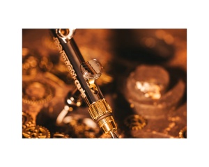 Aerograf Evolution CR Plus 2024 2in1 cu 0.28mm si 0.45mm Cupa 2ml si 5ml  Harder & Steenbeck  121233