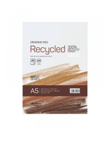 Bloc desen cu hartie bej 100% reciclata Sand Drasca 200 g/mp