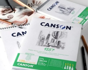 Bloc Schite 1557 Canson 120 gmp cu spirala