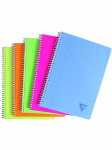 Caiet cu spira seria Linicolor Fresh 50 file 90g Clairefontaine