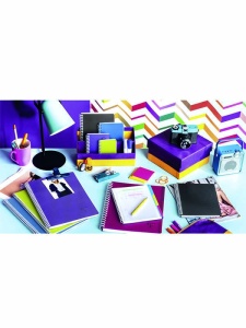 Caiet cu spira seria Linicolor Intensive 90 file A4 90g Clairefontaine