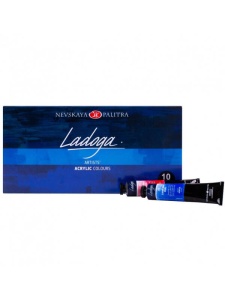 Culori acrilice set 10 x 46 ml Ladoga 2241142