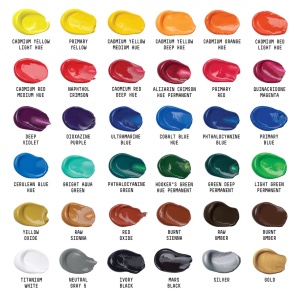 Culori acrilice set 36 x 22 ml Liquitex Basics 3699360