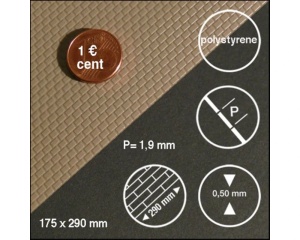 Foaie decorativa 1.9mm 1:50 26.00122.1