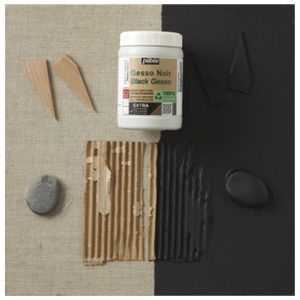Gesso negru extra 225ml Studio Green Pebeo 818623