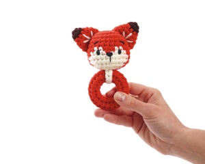 Kit de Crosetat Amigurumi Jucarie pentru Bebelusi model Vulpe Graine Creative 420275