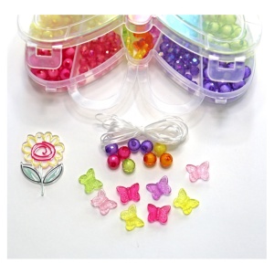 Kit Margele Plastic Cutie Fluture GRZS-005 Dp Craft - Img 4