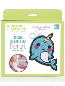 Kit mozaic cu diamante, portmoneu Balicorn Graine Creative, cod 750219