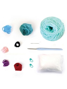 Kit pentru crosetat minigurumi dinozaur 100 mm Graine Creative 420226