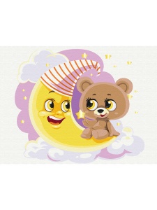 Kit pictura pe numere Sleepy bear Profiart 88
