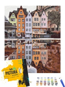Kit pictura pe numere View of Stockholm Profiart BS34835