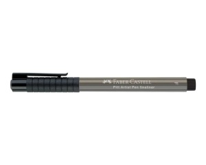 Liner Pitt Artist Pen fineliner F 0.5 mm gri cald cu tus pigmentat Faber-Castell 167273