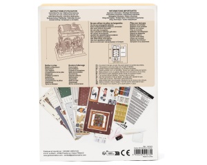 Macheta 3D din lemn, model Librarie 651073 Graine Creative