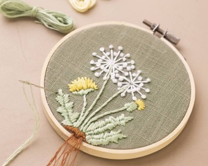 Mini kit broderie model Papadie, Creativ Company, cod 970845