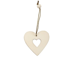 Ornamente din lemn, 6 cm, 56734, Creativ Company