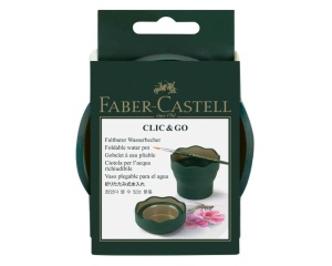 Pahar Pliabil pentru Spalat Pensule Clic & Go Faber Castell