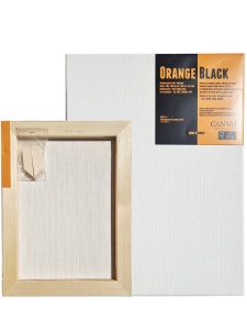 Panza pe sasiu 280 g/mp Orange Black Canvars
